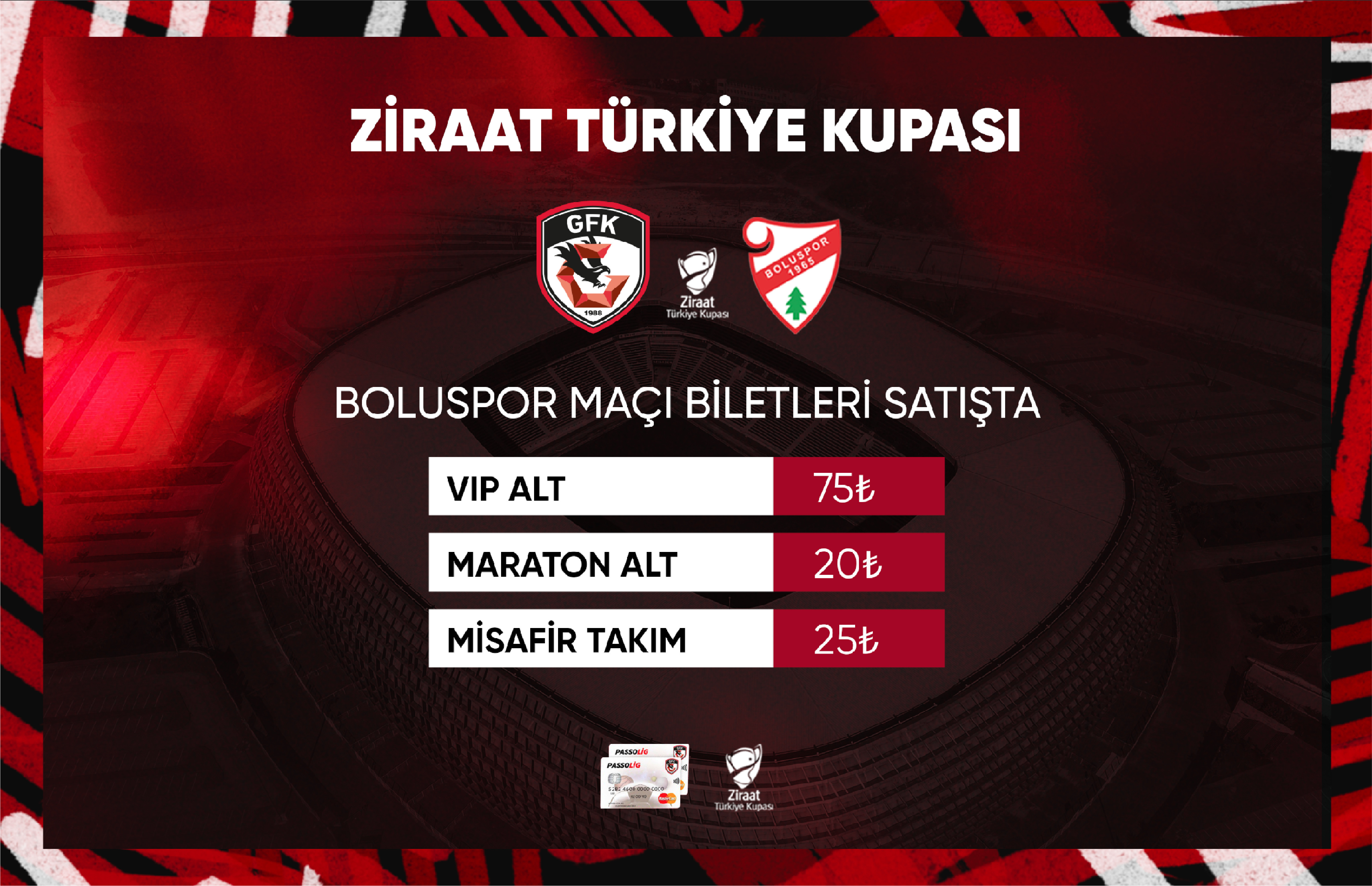 BOLUSPOR MAÇI BİLETLERİ SATIŞTA