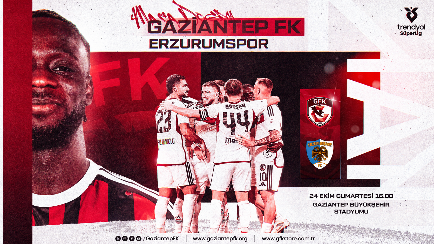 MAÇA DOĞRU | Gaziantep FK - Erzurumspor FK