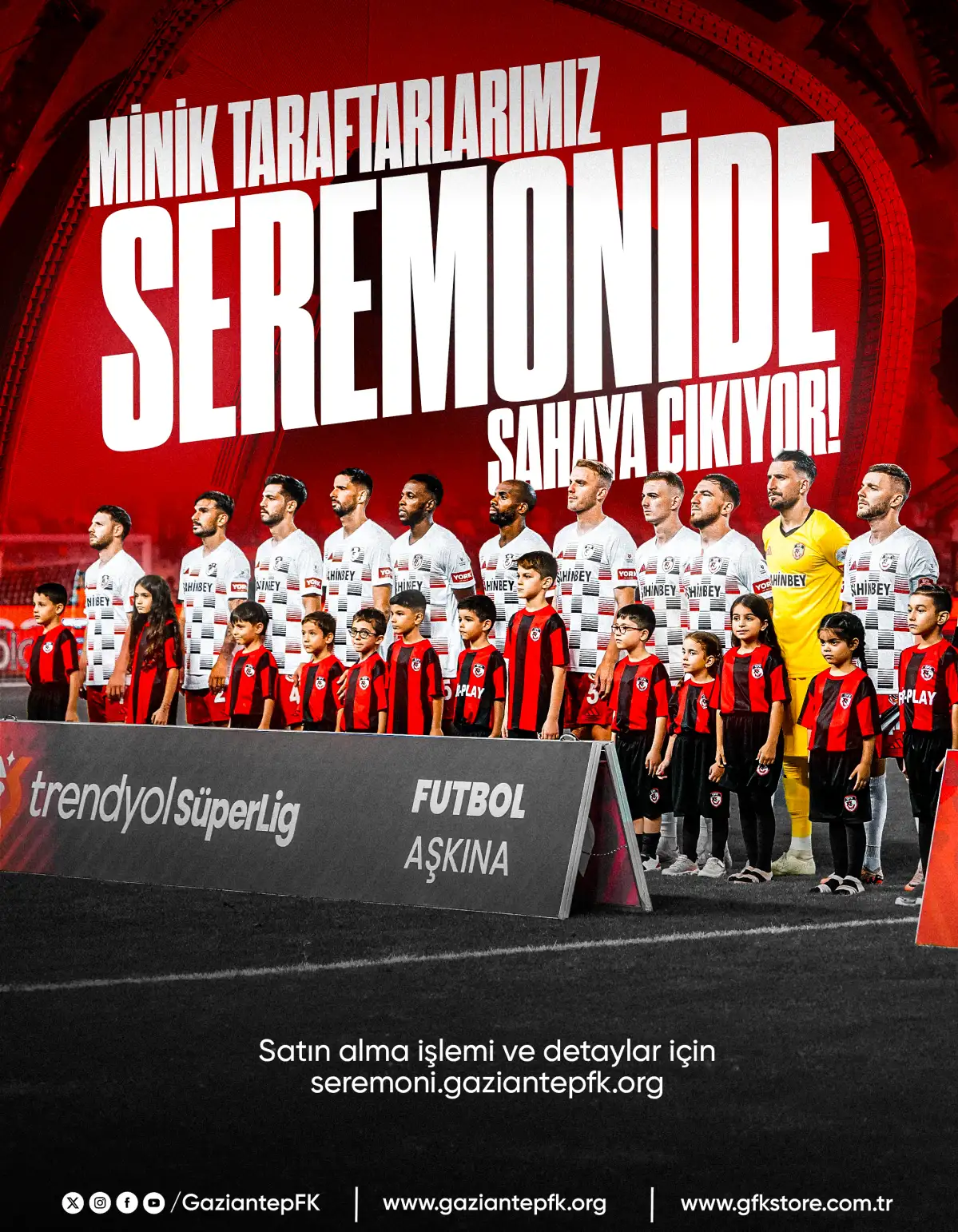 GÖZTEPE MAÇI SEREMONİ PAKETİ SATIŞTA