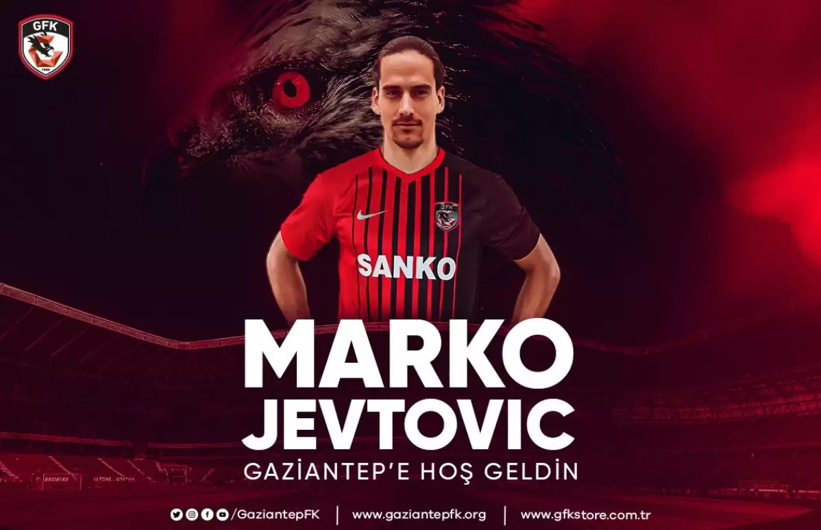 TRANSFER | MARKO JEVTOVIC GAZİANTEP'TE!