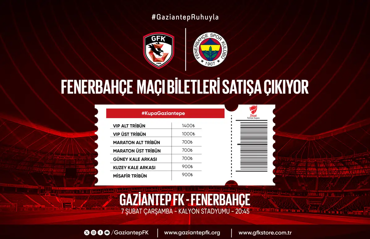 FENERBAHÇE MAÇI BİLETLERİ SATIŞTA