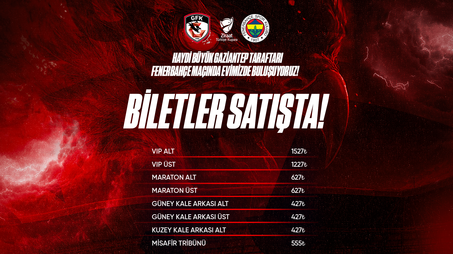 FENERBAHÇE MAÇI BİLETLERİ SATIŞTA