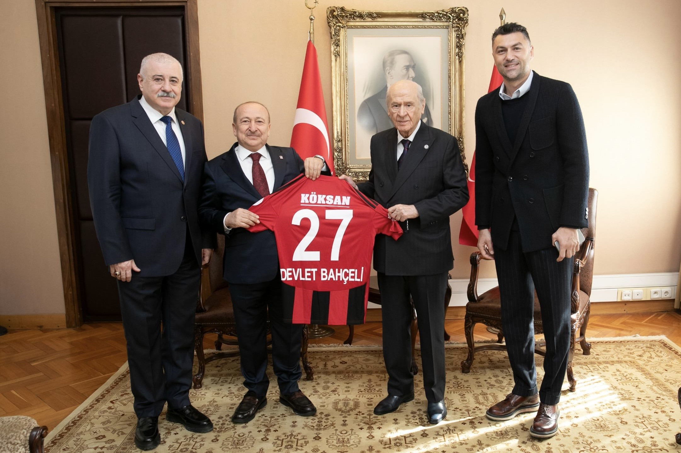 DEVLET BAHÇELİ’YE ZİYARET