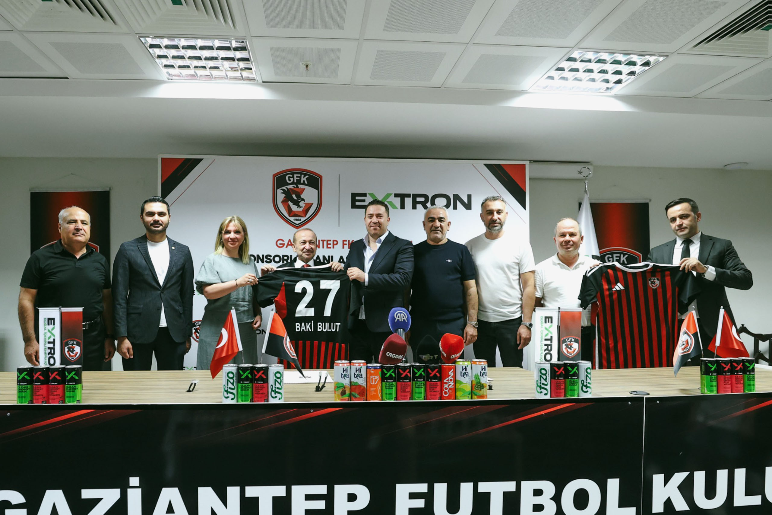 EXTRON GAZİANTEP FUTBOL KULÜBÜMÜZÜN ŞORT SPONSORU OLDU