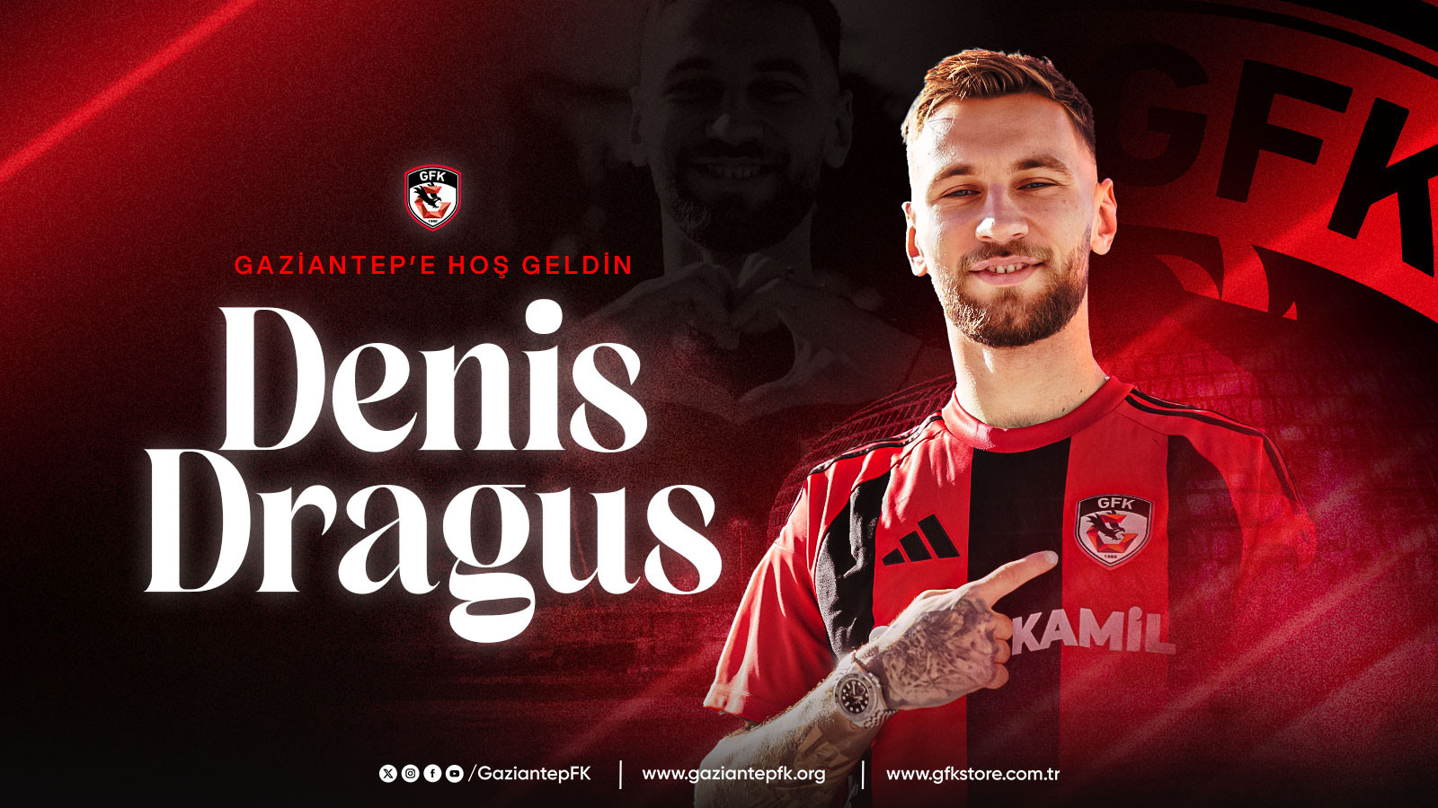 TRANSFER | DENIS DRAGUS GAZİANTEP'TE!