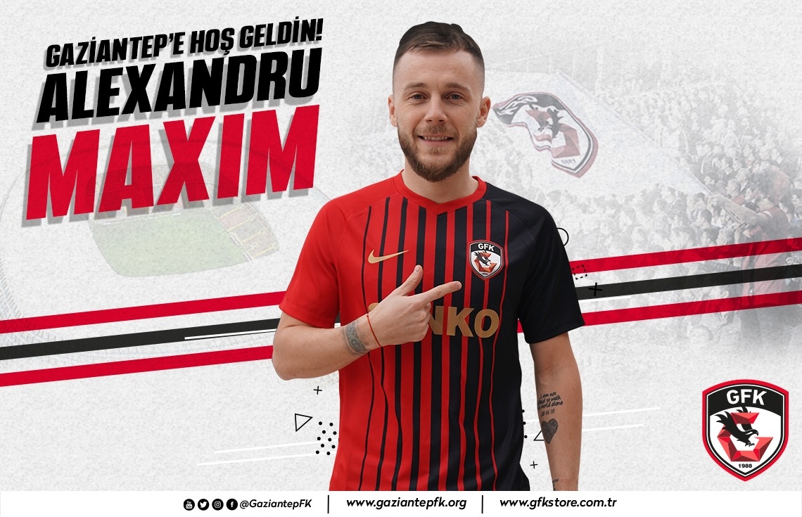 TRANSFER | ALEXANDRU MAXIM GAZİANTEP'TE!