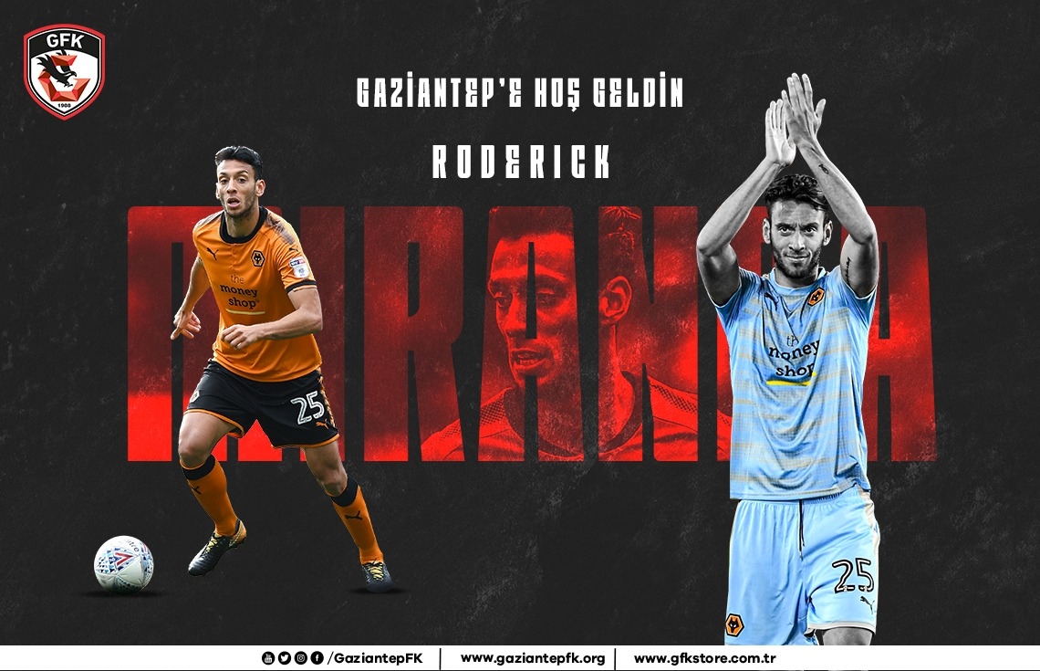 TRANSFER | RODERICK MIRANDA GAZİANTEP'TE!