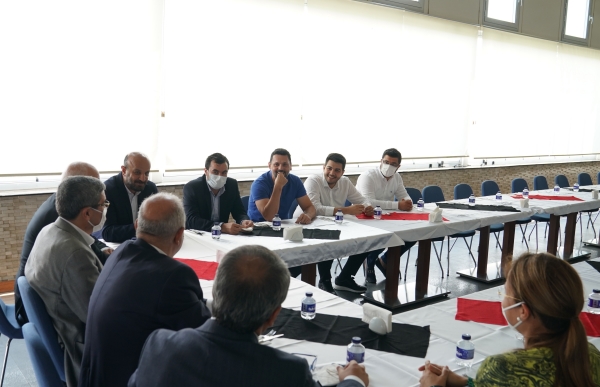 AK PARTİ İL YÖNETİMİ VE MİLLETVEKİLLERİMİZDEN KULÜBÜMÜZE ZİYARET